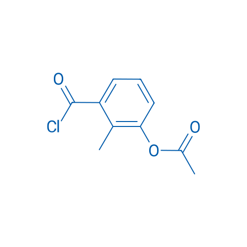 3-(Chlorocarbonyl)-2-methylphenyl acetate 5g