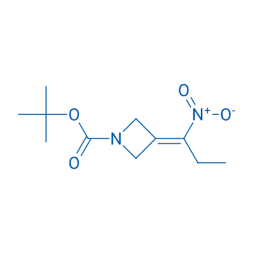 tert-Butyl 3-(1-nitropropylidene)azetidine-1-carboxylate 250mg