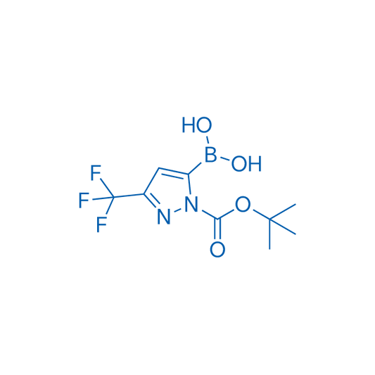 (1-(tert-Butoxycarbonyl)-3-(trifluoromethyl)-1H-pyrazol-5-yl)boronic acid 100mg