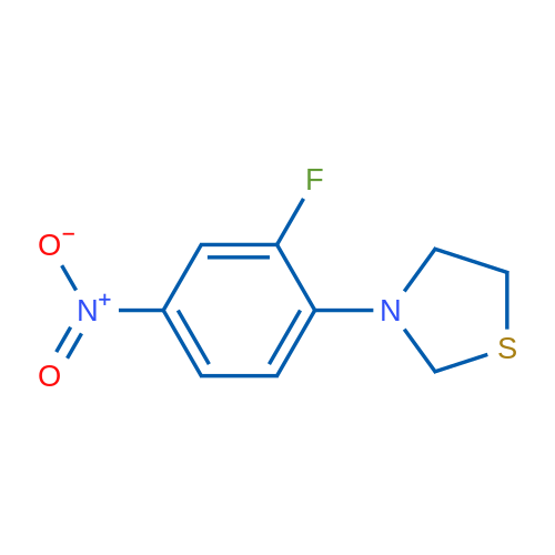 3-(2-Fluoro-4-nitrophenyl)thiazolidine 1g