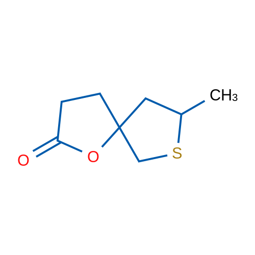8-Methyl-1-oxa-7-thiaspiro[4.4]nonan-2-one 1g