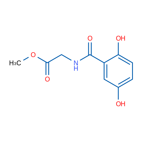 Methyl 2-(2,5-dihydroxybenzamido)acetate 100mg