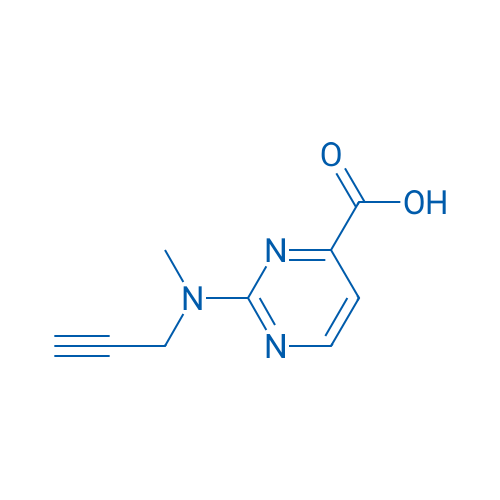 2-[Methyl(prop-2-yn-1-yl)amino]pyrimidine-4-carboxylic acid 1g