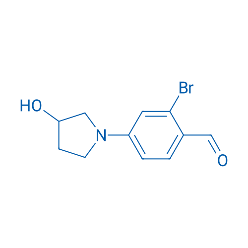2-Bromo-4-(3-hydroxypyrrolidin-1-yl)benzaldehyde 1g