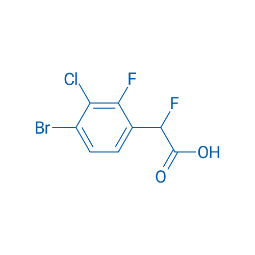 2-(4-Bromo-3-chloro-2-fluorophenyl)-2-fluoroacetic acid 1g