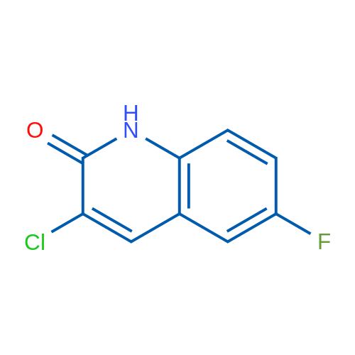 3-Chloro-6-fluoroquinolin-2(1H)-one 1g