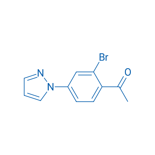 1-[2-Bromo-4-(1H-pyrazol-1-yl)phenyl]ethan-1-one 1g