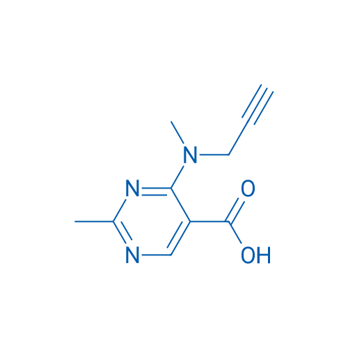 2-Methyl-4-[methyl(prop-2-yn-1-yl)amino]pyrimidine-5-carboxylic acid 1g