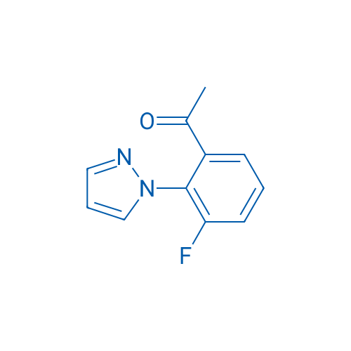 1-[3-Fluoro-2-(1H-pyrazol-1-yl)phenyl]ethan-1-one 1g