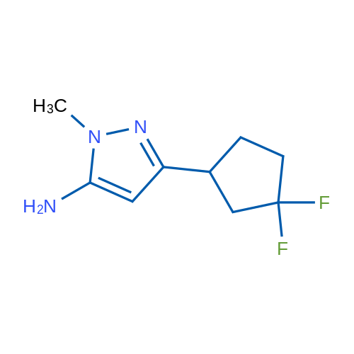 3-(3,3-Difluorocyclopentyl)-1-methyl-1H-pyrazol-5-amine 1g