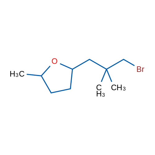 2-(3-Bromo-2,2-dimethylpropyl)-5-methyloxolane 1g