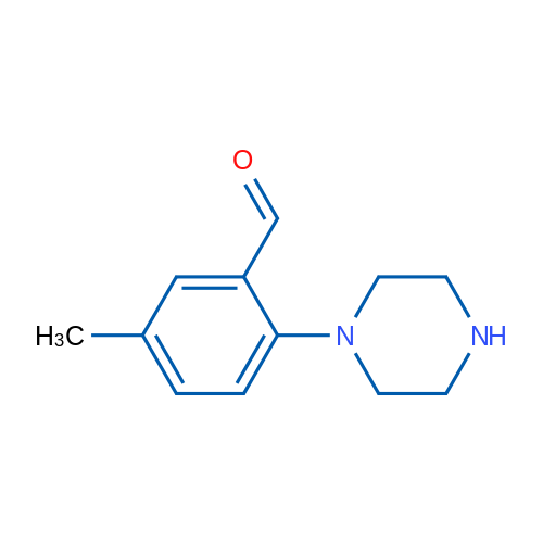 5-Methyl-2-(piperazin-1-yl)benzaldehyde 1g