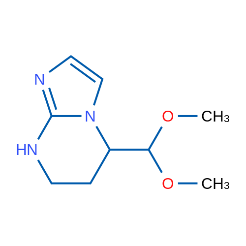 5-(Dimethoxymethyl)-5H,6H,7H,8H-imidazo[1,2-a]pyrimidine 1g