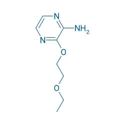 3-(2-Ethoxyethoxy)pyrazin-2-amine 250mg