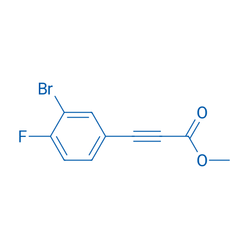 Methyl 3-(3-bromo-4-fluorophenyl)prop-2-ynoate 1g