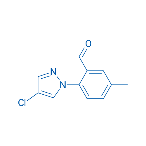 2-(4-Chloro-1H-pyrazol-1-yl)-5-methylbenzaldehyde 1g