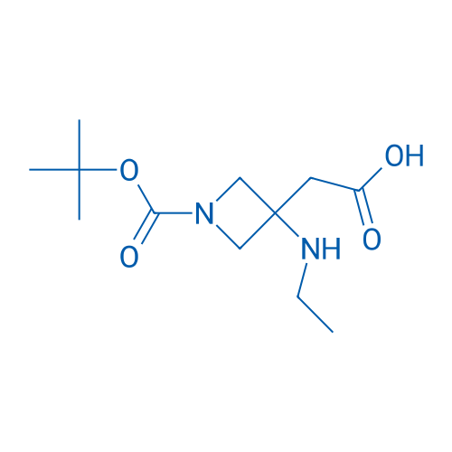 2-{1-[(tert-butoxy)carbonyl]-3-(ethylamino)azetidin-3-yl}acetic acid 100mg