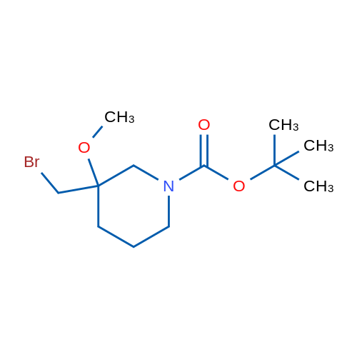 tert-Butyl 3-(bromomethyl)-3-methoxypiperidine-1-carboxylate 1g
