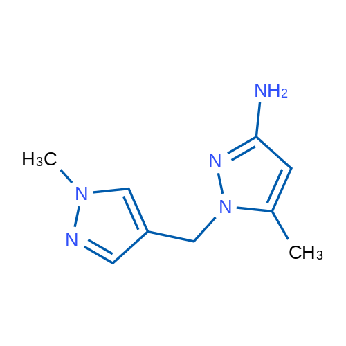 5-Methyl-1-[(1-methyl-1H-pyrazol-4-yl)methyl]-1H-pyrazol-3-amine 1g