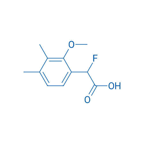 2-Fluoro-2-(2-methoxy-3,4-dimethylphenyl)acetic acid 1g