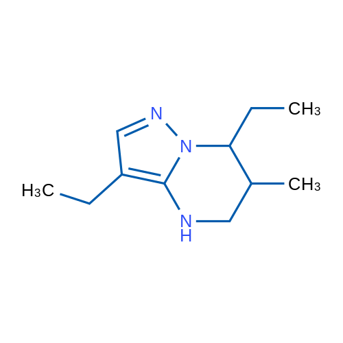 3,7-Diethyl-6-methyl-4H,5H,6H,7H-pyrazolo[1,5-a]pyrimidine 1g