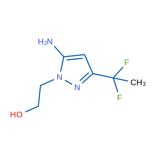 2-[5-Amino-3-(1,1-difluoroethyl)-1H-pyrazol-1-yl]ethan-1-ol 1g