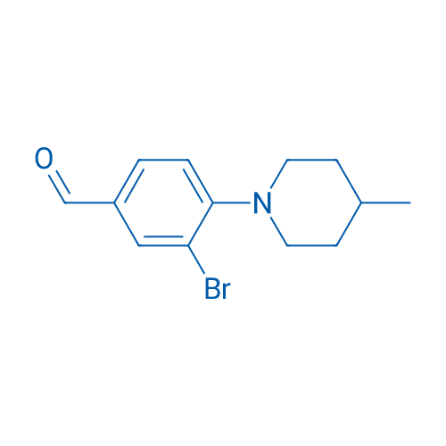 3-bromo-4-(4-methylpiperidin-1-yl)benzaldehyde 1g