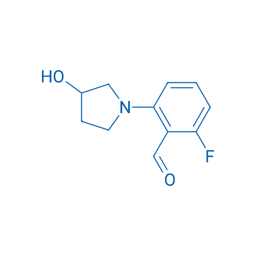 2-Fluoro-6-(3-hydroxypyrrolidin-1-yl)benzaldehyde 1g