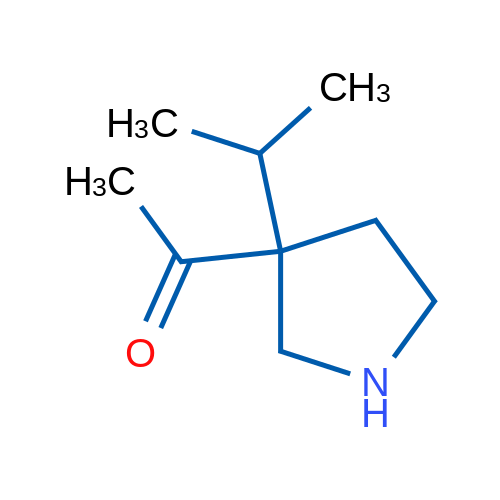 1-[3-(Propan-2-yl)pyrrolidin-3-yl]ethan-1-one 1g