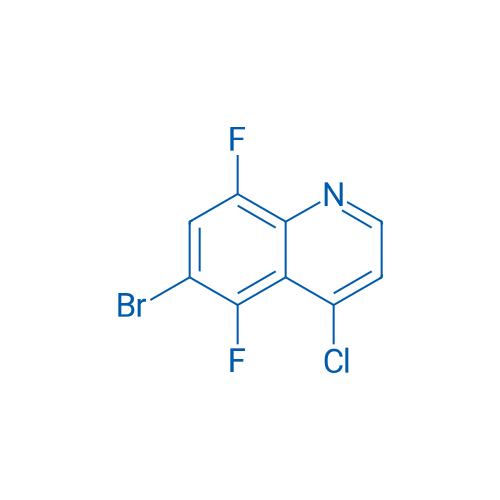 6-Bromo-4-chloro-5,8-difluoroquinoline 250mg