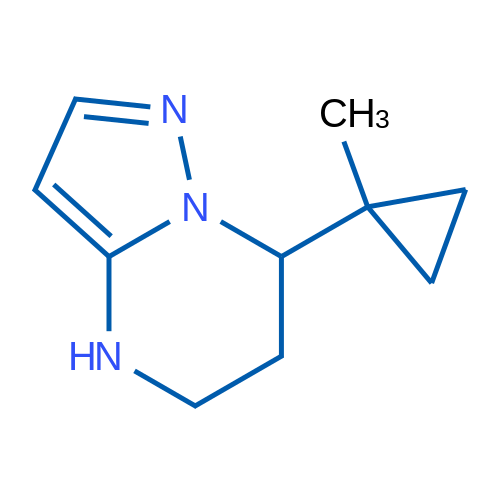 7-(1-Methylcyclopropyl)-4H,5H,6H,7H-pyrazolo[1,5-a]pyrimidine 1g