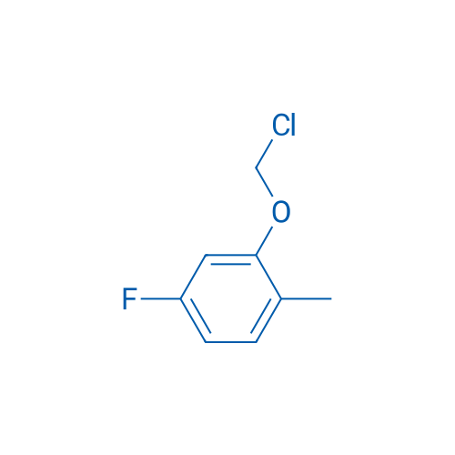 2-(Chloromethoxy)-4-fluoro-1-methylbenzene 1g