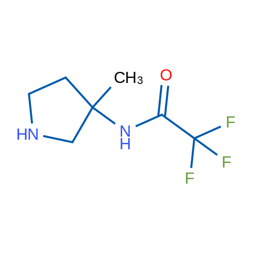 2,2,2-Trifluoro-N-(3-methylpyrrolidin-3-yl)acetamide 1g