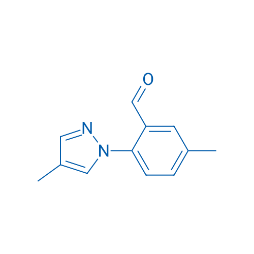 5-Methyl-2-(4-methyl-1H-pyrazol-1-yl)benzaldehyde 1g