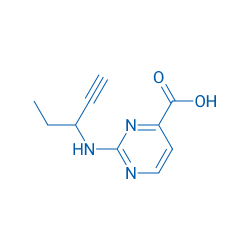 2-[(Pent-1-yn-3-yl)amino]pyrimidine-4-carboxylic acid 1g