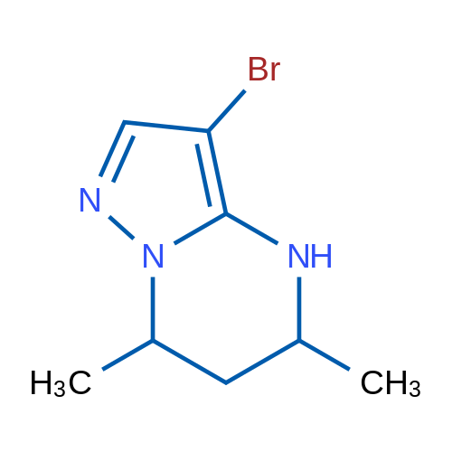 3-Bromo-5,7-dimethyl-4H,5H,6H,7H-pyrazolo[1,5-a]pyrimidine 1g