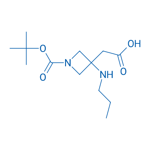 2-{1-[(tert-butoxy)carbonyl]-3-(propylamino)azetidin-3-yl}acetic acid 5g
