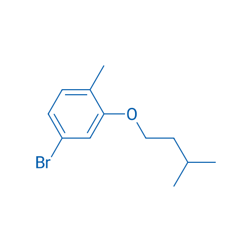 4-Bromo-2-(isopentyloxy)-1-methylbenzene 1g