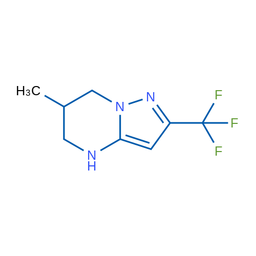 6-Methyl-2-(trifluoromethyl)-4H,5H,6H,7H-pyrazolo[1,5-a]pyrimidine 1g