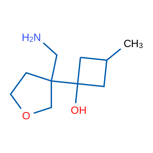 1-[3-(Aminomethyl)oxolan-3-yl]-3-methylcyclobutan-1-ol 1g