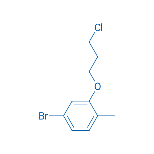 4-bromo-2-(3-chloropropoxy)-1-methylbenzene 1g