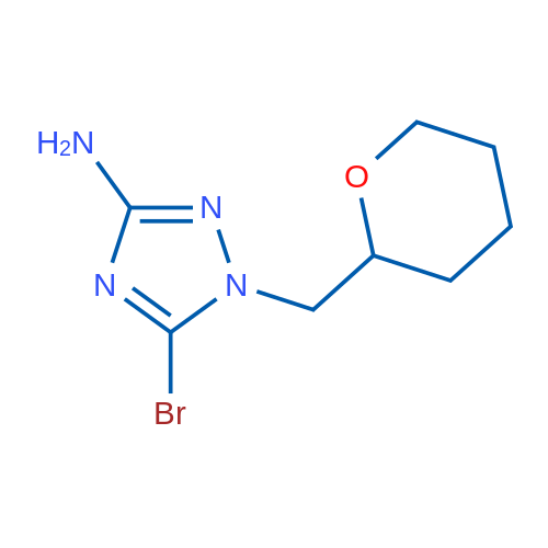 5-Bromo-1-[(oxan-2-yl)methyl]-1H-1,2,4-triazol-3-amine 1g