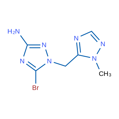 5-Bromo-1-[(1-methyl-1H-1,2,4-triazol-5-yl)methyl]-1H-1,2,4-triazol-3-amine 1g