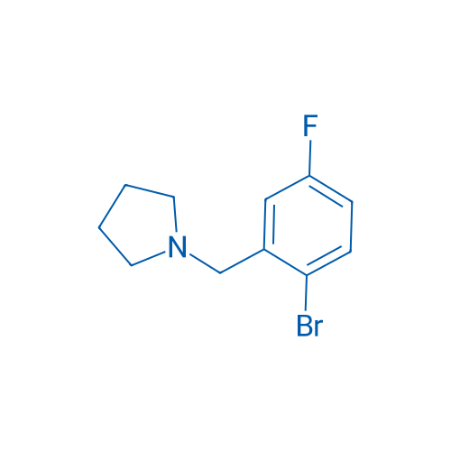 1-(2-bromo-5-fluorobenzyl)pyrrolidine 5g