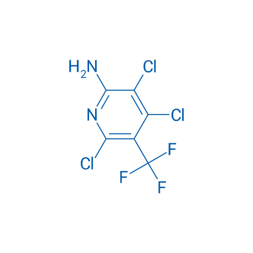 3,4,6-trichloro-5-(trifluoromethyl)pyridin-2-amine 250mg