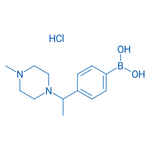 (4-(1-(4-methylpiperazin-1-yl)ethyl)phenyl)boronic acid hydrochloride 100mg