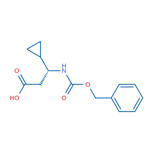 (3R)-3-{[(benzyloxy)carbonyl]amino}-3-cyclopropylpropanoic acid 1g