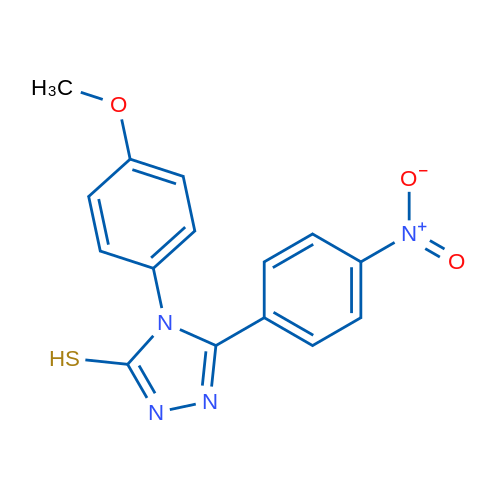 4-(4-Methoxyphenyl)-5-(4-nitrophenyl)-4H-1,2,4-triazole-3-thiol 1g