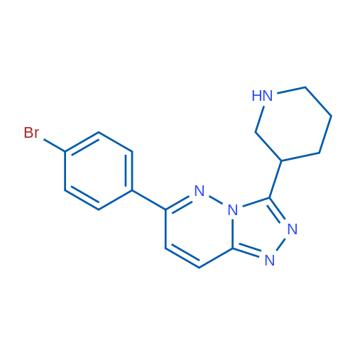 6-(4-Bromophenyl)-3-(piperidin-3-yl)-[1,2,4]triazolo[4,3-b]pyridazine 1g