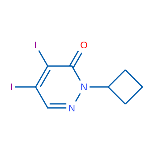 2-Cyclobutyl-4,5-diiodopyridazin-3(2H)-one 1g